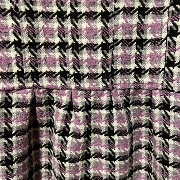 George Ladies L Purple/Grey/Black Plaid Tweed Coat - Picture 6 of 11